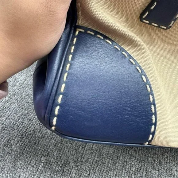 100% Authentic Prada City Canvas Satchel Bag 410-120524 - Picture 12 of 16